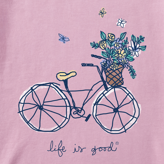 Tee Flower Basket Bike