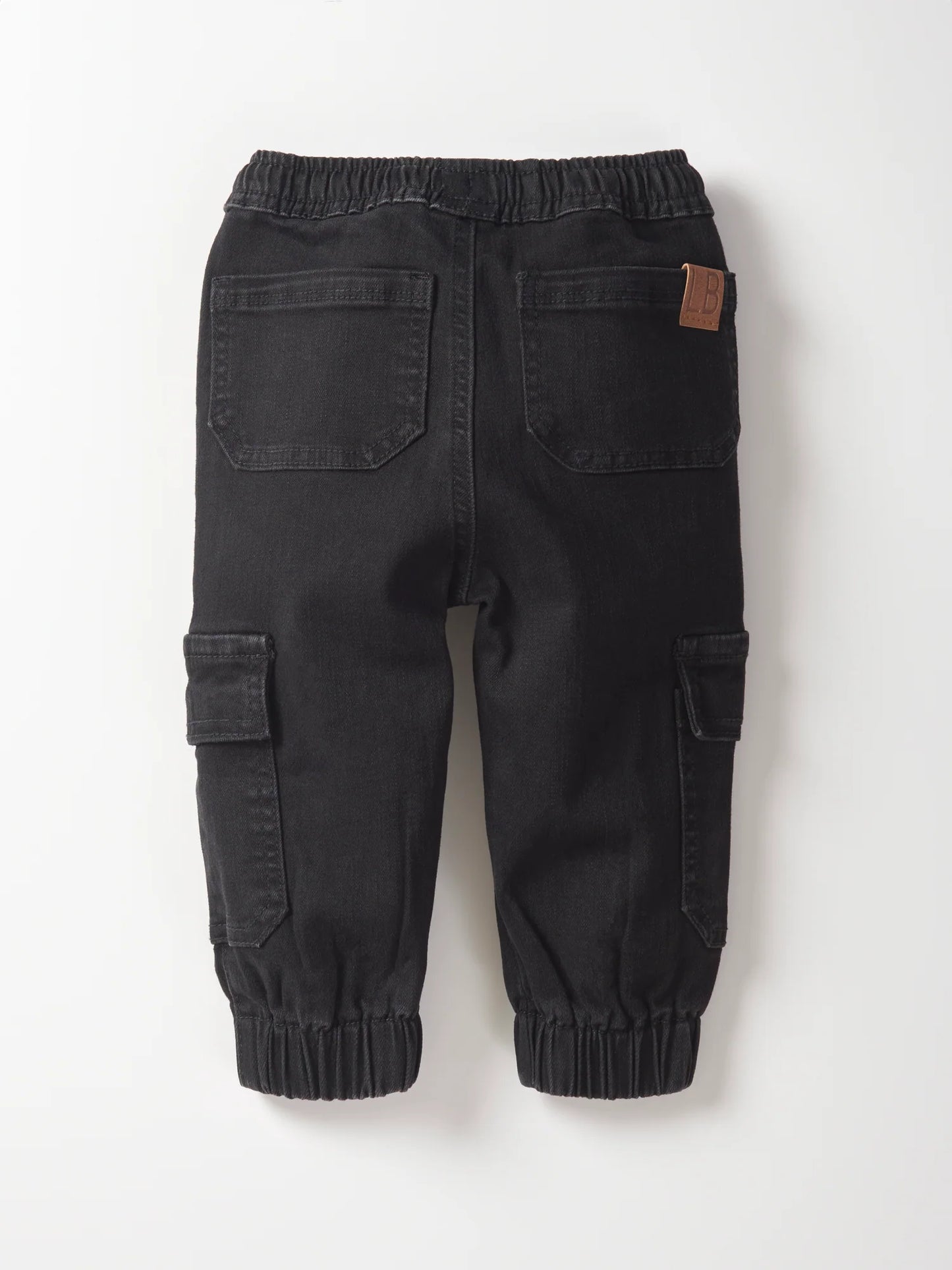 Jogger Cargo Denim Black