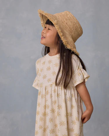 Dress Babydoll Daisies Natural