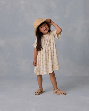 Dress Babydoll Daisies Natural