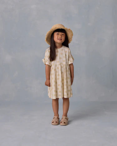 Dress Babydoll Daisies Natural