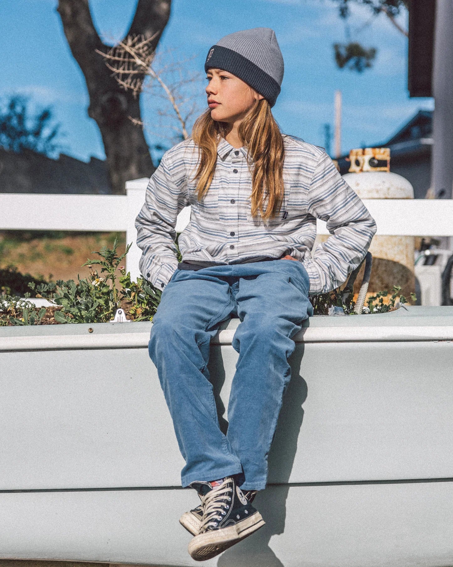 Pant Tidal Corduroy Sl Blue