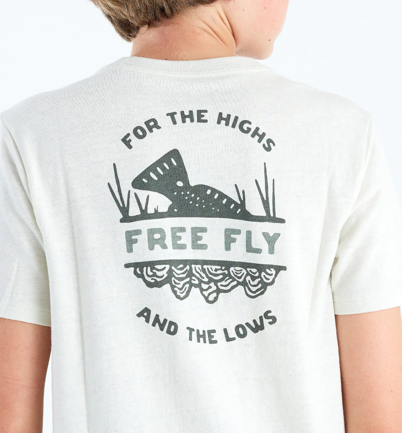 Youth Highs Lows Tee Heather
