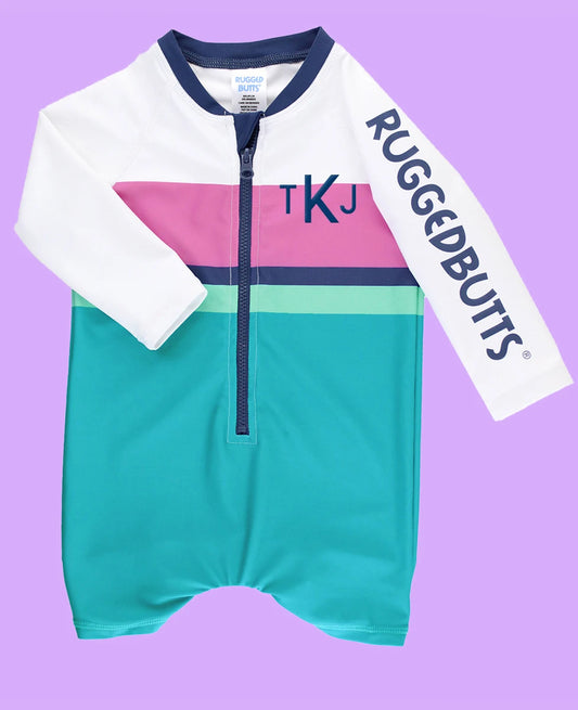 AQ Color Block Rash Guard