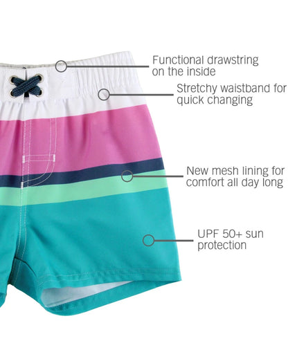 Swim Trunks AQ Color Block