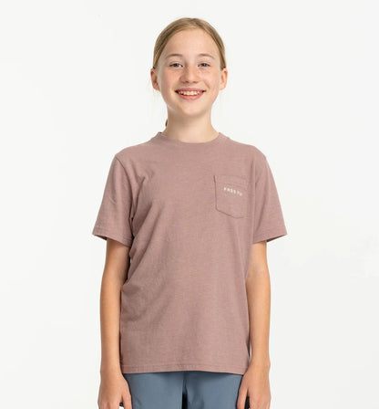 Comfort Pocket Tee Heather Fig