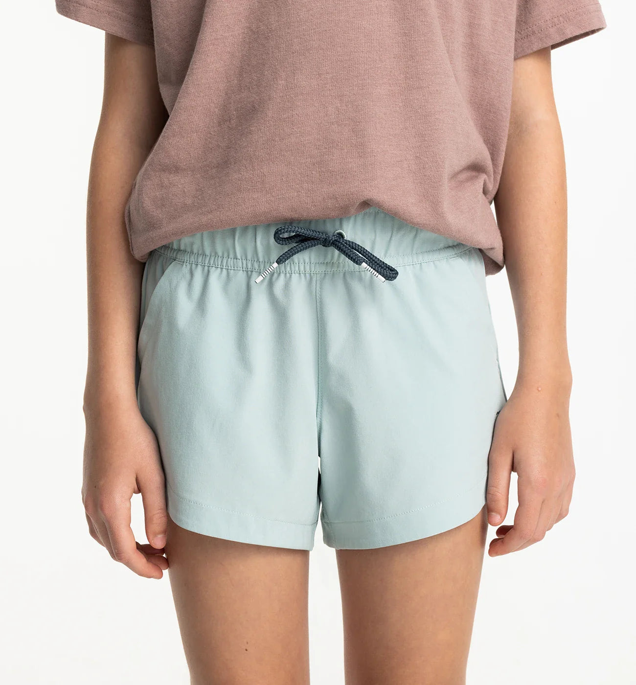 Girls Pull-On Breeze Short Sea Glass