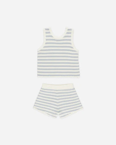 Set Crochet Tank BL Stripe