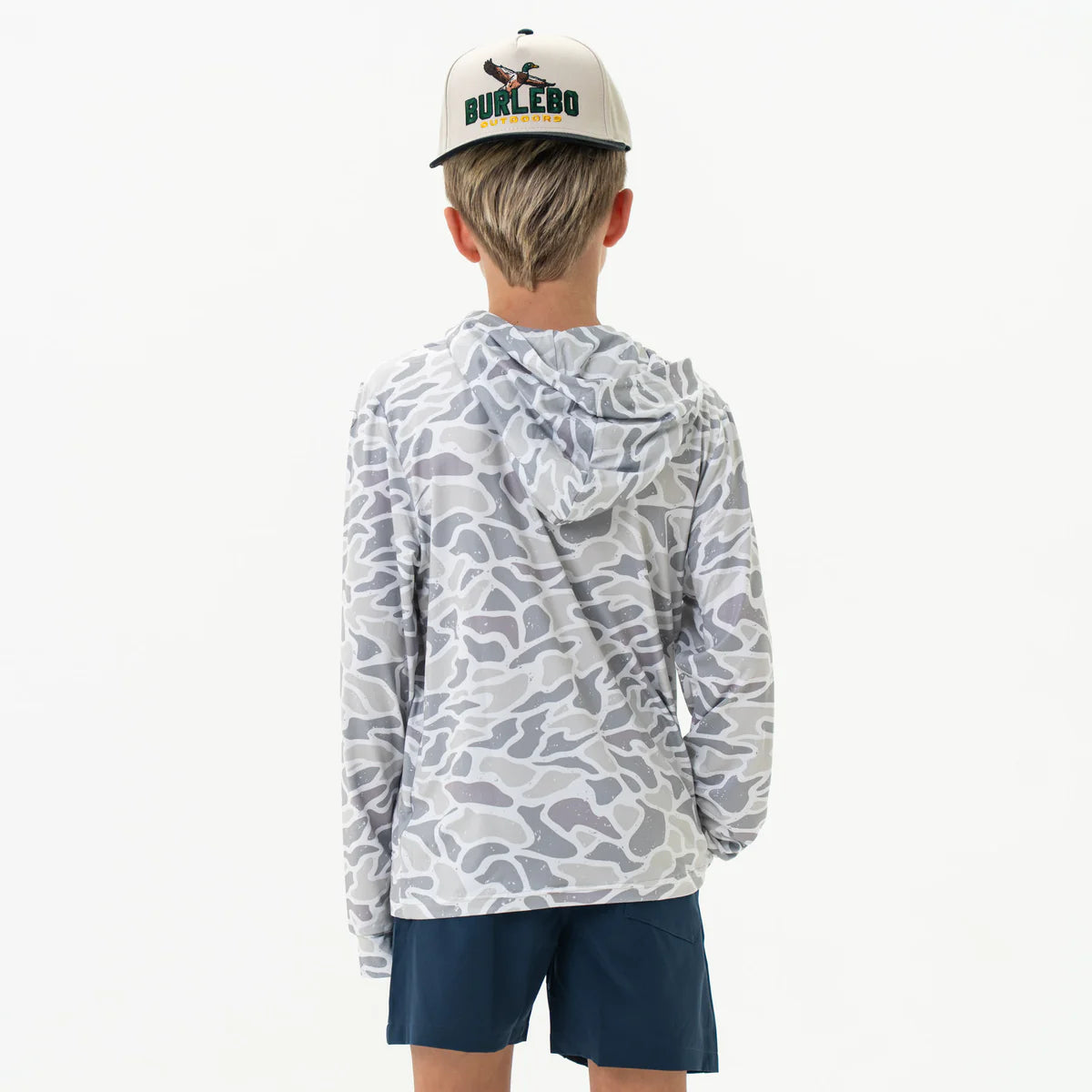 Hoodie Youth White Camo