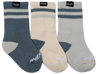 Socks 3 PK Aqua