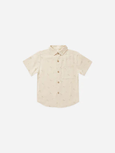 Collared Short Sleeve Palm